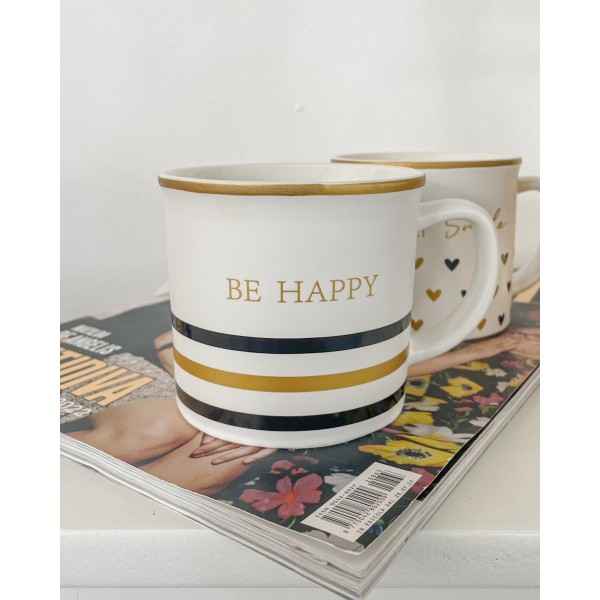 Mug tazza colazione in ceramica con manico e frase divertente Più Fort —  Eccellenze Casa
