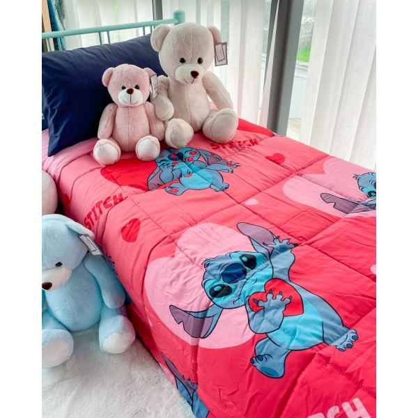 Disney LILO e STITCH Set Letto COPRIPIUMINO 140x200cm COTONE