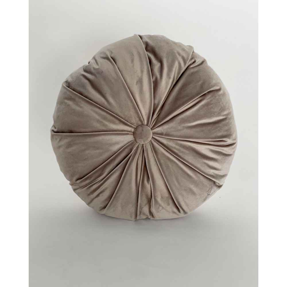 Cuscino Arredo Balloon con Bottone in Velluto Diametro 40 cm cuscballoon