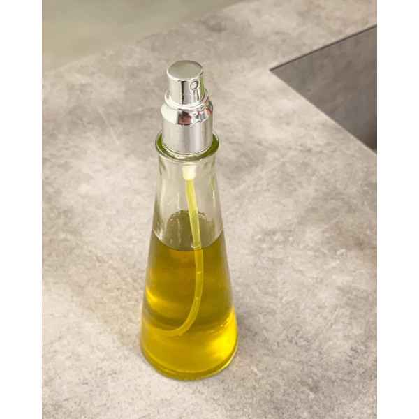 Oliera Spray per Olio e aceto in Acciaio e Vetro 160 ml Erogatore da Tavola  con Vaporizzatore
