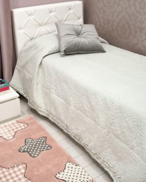 Tappeto Arredo 120x170cm Cameretta Bambina Rosa Con Stelle