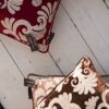 Cuscino Arredo Elegante 40x40 in Velluto Punto Spugna Preziosa Luxury Home