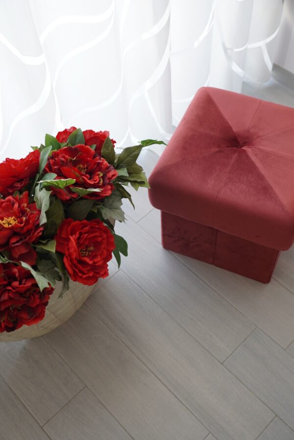 Pouf Contenitore Cubo in Velluto 40x40x40 Preziosa Home