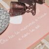 Tovaglietta In Vinile Rosa Chi Ha La Mamma è Ricca E Non Lo Sa