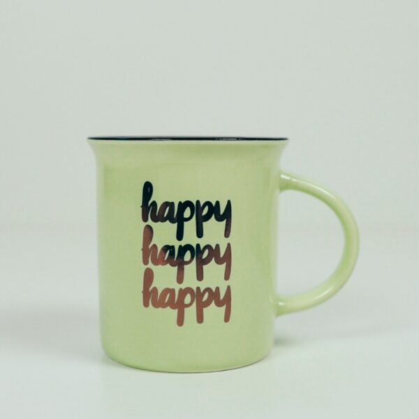 Tazza Mug Colorata con Scritte in Ceramica