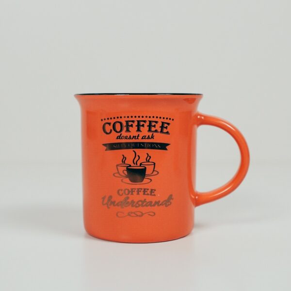 Tazza Mug Colorata con Scritte in Ceramica
