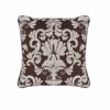 Cuscino Arredo Elegante 40x40 in Velluto Punto Spugna Preziosa Luxury Home