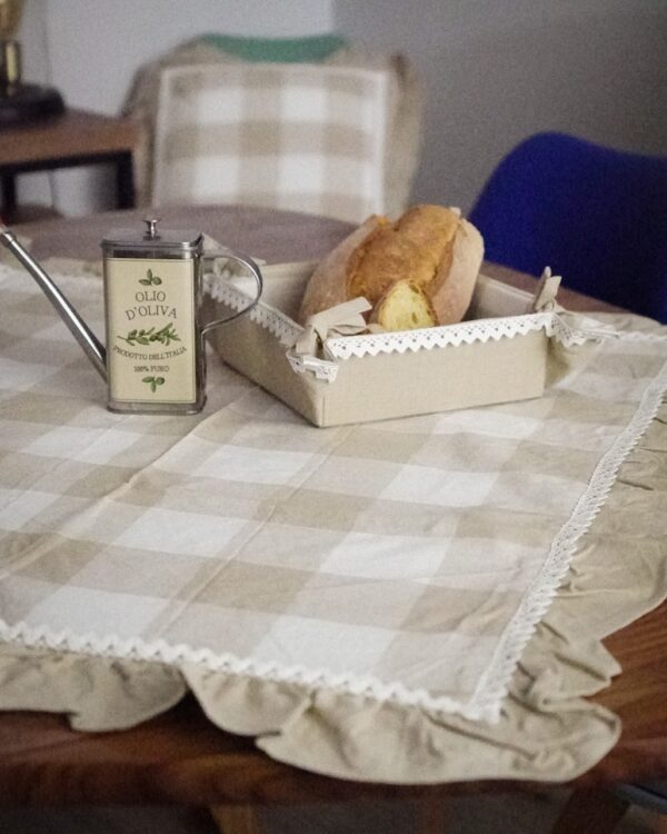 Centrotavola in Cotone Linea Queen Preziosa Home