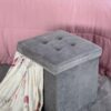 Pouf Cubo Ottoman Velluto 38x38x38 cm