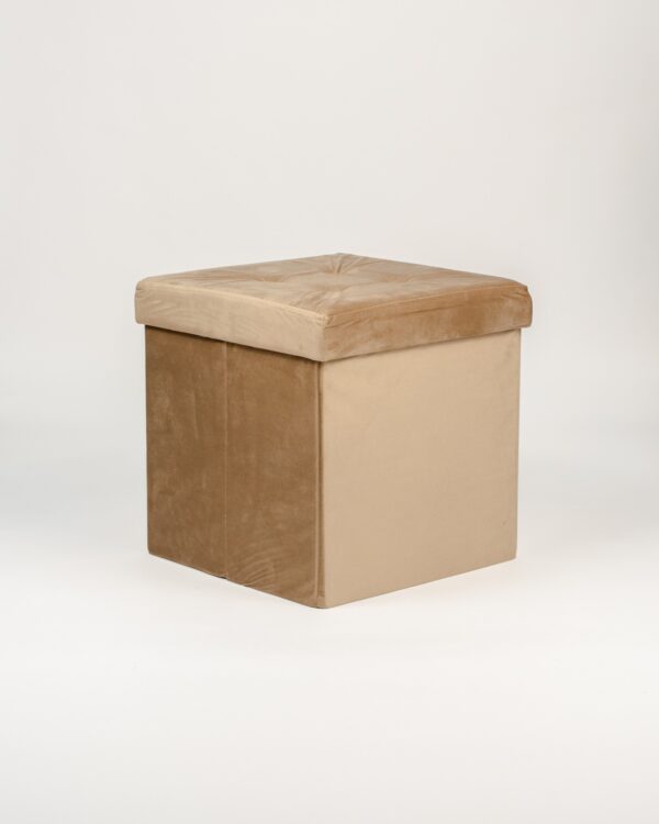 Pouf Cubo Ottoman Velluto 38x38x38 cm