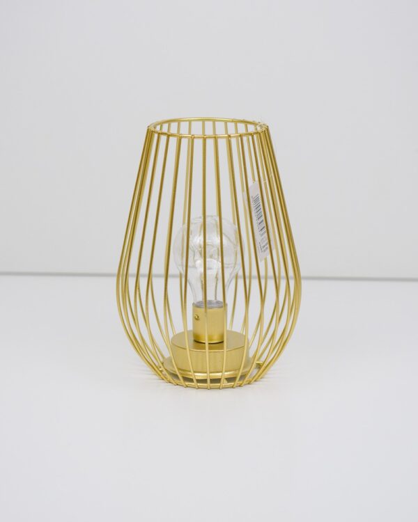 Lanterna Luxy Metal con Lampadina Led 15x20 cm