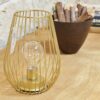 Lanterna Luxy Metal con Lampadina Led 15x20 cm-1800