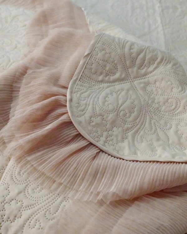 Trapuntino Melodie Matrimoniale Queen Con Tulle