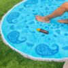 Telo Mare Tondo Zeno 150cm in Spugna Velour 100% cotone