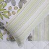 Completo Lenzuola Lilian Fiori e Fasce Biancaluna 100% Cotone-2177
