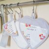 Presine set 3 pezzi Calisè Cuore Tonda Cappuccio Glicine