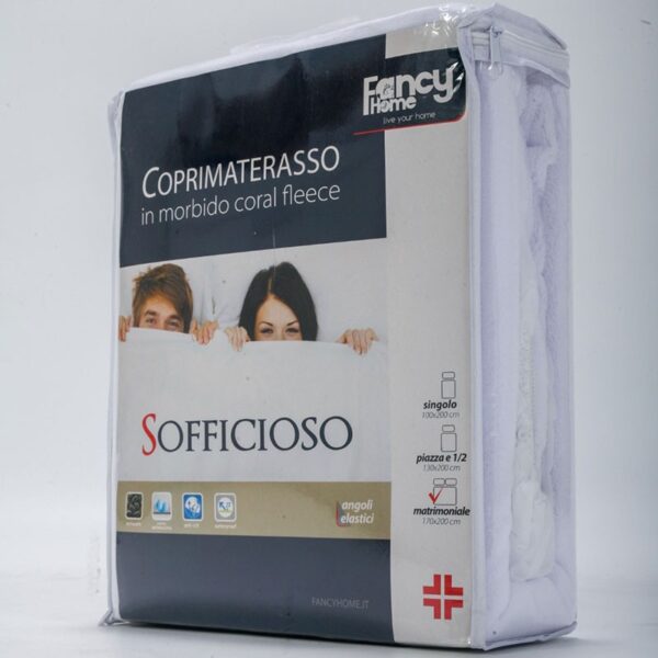 Coprimaterasso Sofficioso Con Angoli Elastici traspirante Impermeabile