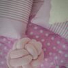 Lenzuola a Righe Rosa e Bianche Singole e Matrimoniali