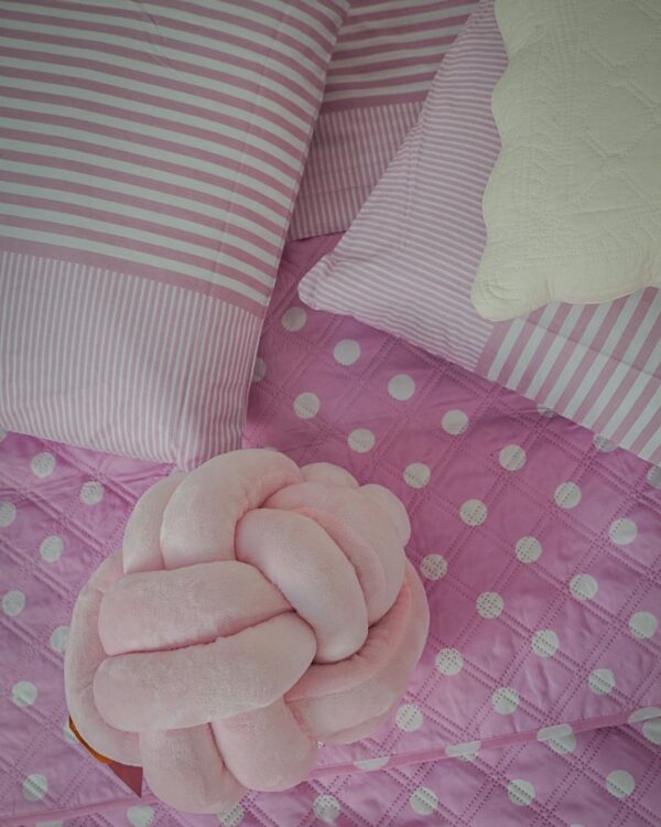 Lenzuola a Righe Rosa e Bianche Singole e Matrimoniali