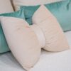 Cuscino Giada Fiocco in Velluto con Zip Sfoderabile