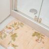 Tappeto Bagno Atolli Rettangolare in Memory con Fondo Antiscivolo 45x75 cm