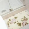 Tappeto Bagno Atolli Rettangolare in Memory con Fondo Antiscivolo 45x75 cm