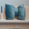 Cuscino Giada Fiocco in Velluto con Zip Sfoderabile