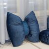 Cuscino Giada Fiocco in Velluto con Zip Sfoderabile