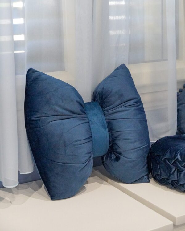 Cuscino Giada Fiocco in Velluto con Zip Sfoderabile