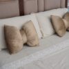 Cuscino Giada Fiocco in Velluto con Zip Sfoderabile