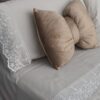 Cuscino Giada Fiocco in Velluto con Zip Sfoderabile