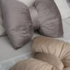 Cuscino Giada Fiocco in Velluto con Zip Sfoderabile