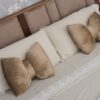 Cuscino Giada Fiocco in Velluto con Zip Sfoderabile