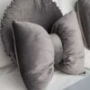 Cuscino Giada Fiocco in Velluto con Zip Sfoderabile