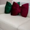 Cuscino Giada Fiocco in Velluto con Zip Sfoderabile-2585