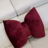 Cuscino Giada Fiocco in Velluto con Zip Sfoderabile