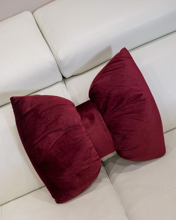 Cuscino Giada Fiocco in Velluto con Zip Sfoderabile