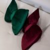 Cuscino Giada Fiocco in Velluto con Zip Sfoderabile