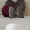 Cuscino Giada Fiocco in Velluto con Zip Sfoderabile
