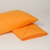 Completo Lenzuola Perlier Tinta Unita Arancio 08