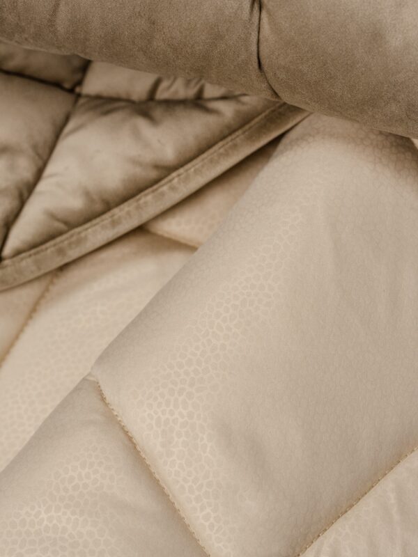 Trapunta VELVET Beige Effetto Velluto Invernale Double Face Calda e Morbida Matrimoniale Singola o Una piazza e Mezzo