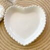 Piatto Cuore Pearl Porcellana Bianco-3175