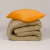 Trapunta VELVET Beige Effetto Velluto Invernale Double Face Calda e Morbida Matrimoniale Singola o Una piazza e Mezzo