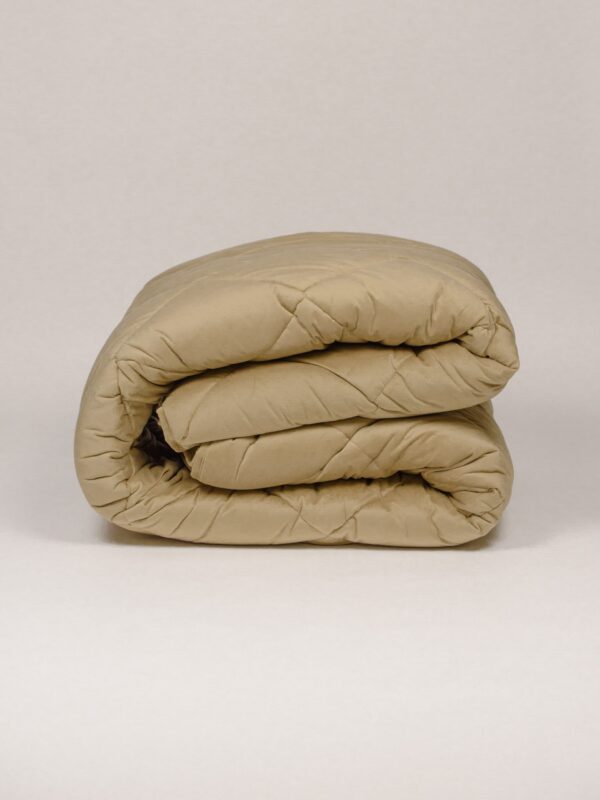 Trapunta VELVET Beige Effetto Velluto Invernale Double Face Calda e Morbida Matrimoniale Singola o Una piazza e Mezzo