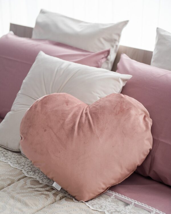 Cuscino Cuore In Velluto