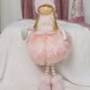 Bambola Rosa dalle Lunghe Gambe Modellabili 70cm