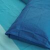 Copripiumino Polo Petrolio Parure Completa 100% Cotone Made in Italy