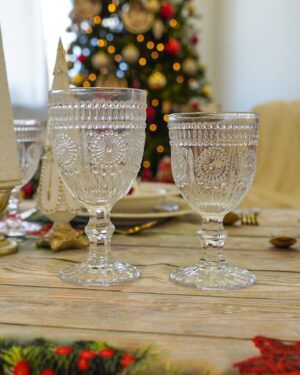 Set 12 Bicchieri Grace Trasparenti Acqua e Vino in Vetro 6 + 6