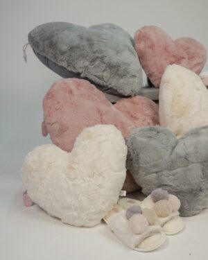 Cuscino Cuore Pelosetto Rabbit 60x60cm