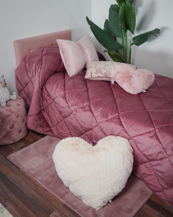 Cuscino Cuore Pelosetto Rabbit 60x60cm